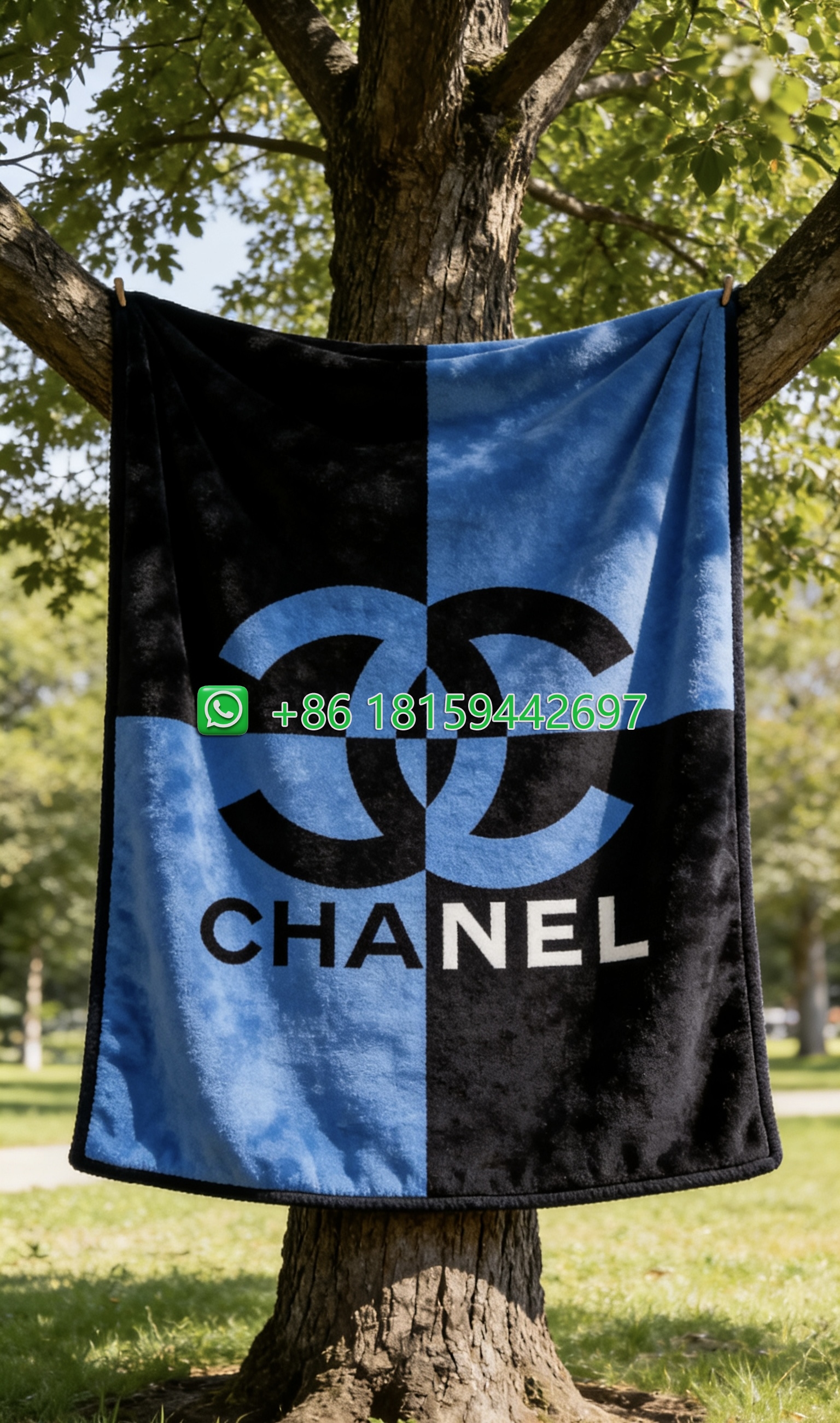 Chanel Throw Blankets